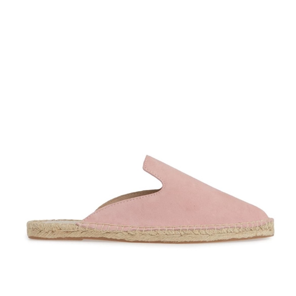 NIB/NWT 42 GOLD Bermuda Espadrille Mule in Pink